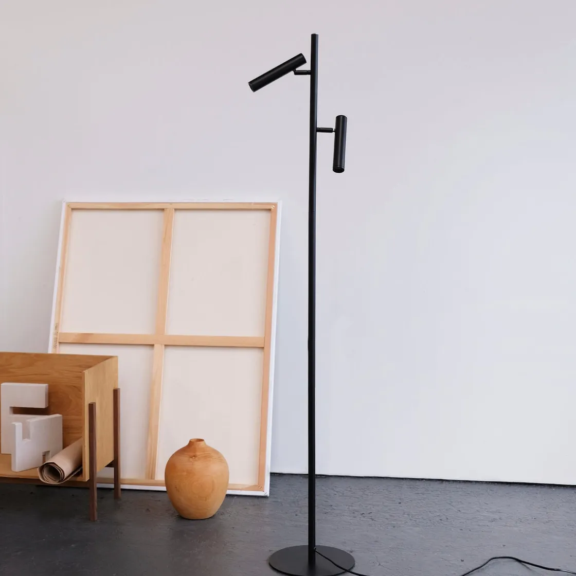 Dyberg Larsen Leselamper Gulv<Carlo dobbel gulvlampe LED -