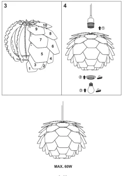 Aneta Lighting Kjøkkenbelysning Tak|Takpendler<Carpatica takpendel 60 cm -