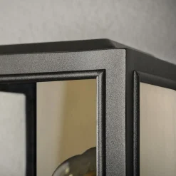 Konstsmide Lightup-Pris|Utelamper - Veggskjold / Plafond<Carpi vegglampe utendørs H30 cm IP44 - Svart/Messing