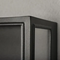 Konstsmide Lightup-Pris|Utelamper - Veggskjold / Plafond<Carpi vegglampe utendørs IP44 - Svart/Klart glass