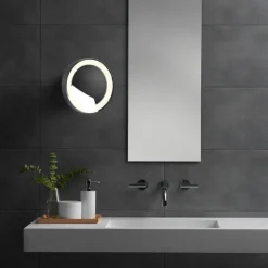 Astro Lighting Sminkespeil Med Lys<Catena sminkespeil 12,4W LED 3000K 5x forstørring IP44 - Polert