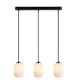Marksløjd Kjøkkenbelysning Tak|Takpendler<Cava takpendel 3-lys - Svart/Opal hvit -