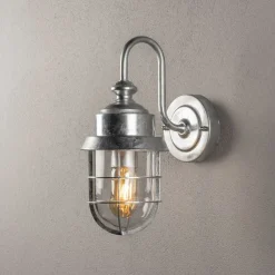 Konstsmide Utelamper - Klassiske Vegglamper<Cerignola vegglampe IP44 - stål