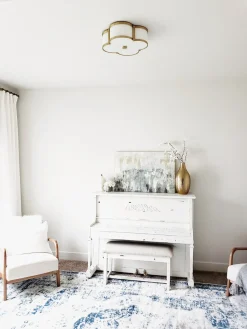 Hudson Valley Kjøkkenbelysning Tak|Taklamper / Takplafonder<Chandler takplafond - messing