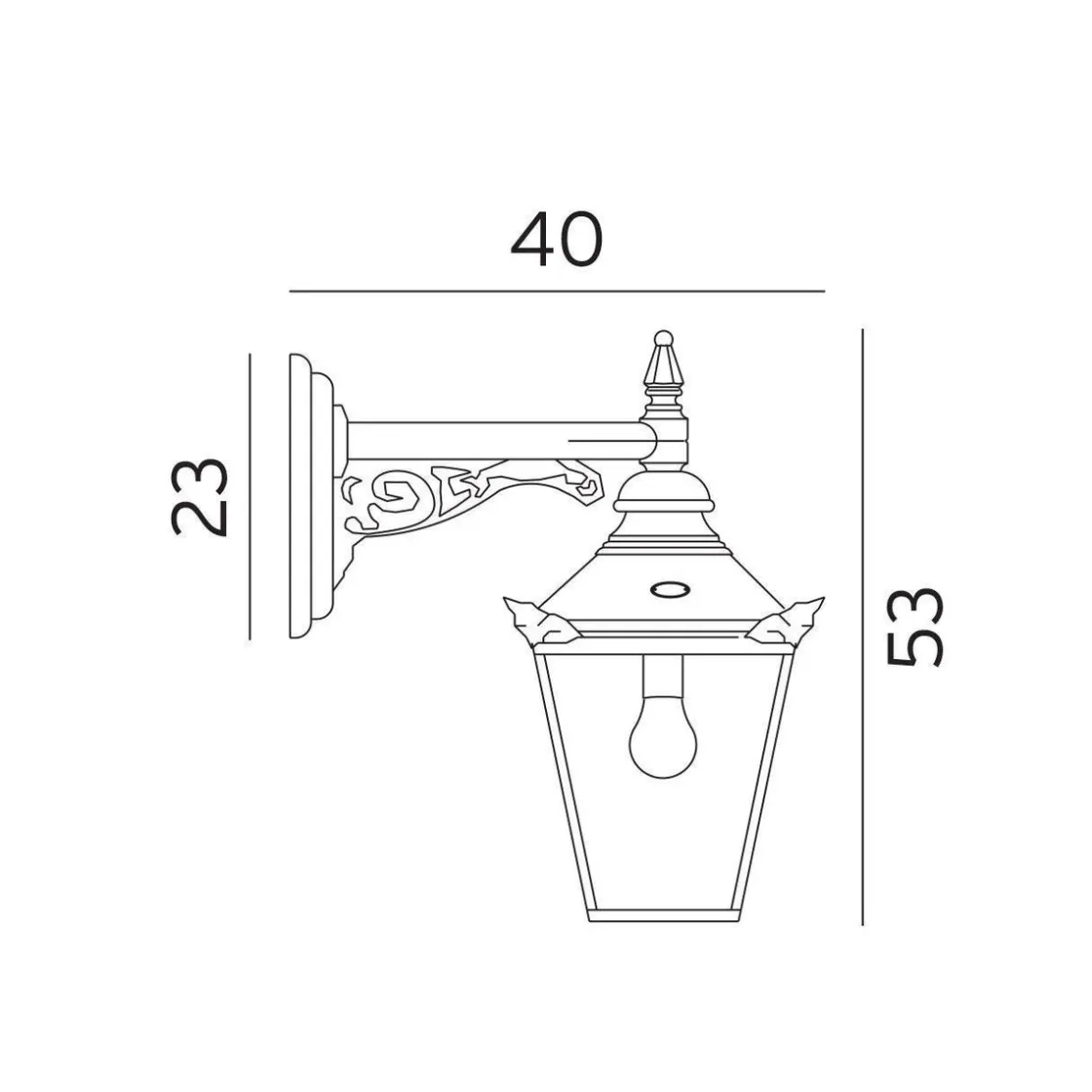 Norlys Lightup-Pris|Utelamper - Klassiske Vegglamper<Chelsea vegglampe 960