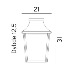 Norlys Lightup-Pris|Utelamper - Veggskjold / Plafond<Chelsea veggskjold 962