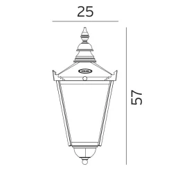 Norlys Lightup-Pris|Utelamper - Veggskjold / Plafond<Chelsea veggskjold 950