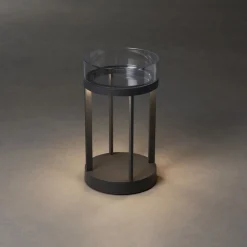 Konstsmide Lykter|Oppladbare Bordlamper<Chieti lanterne bord/gulv 25 cm IP54 oppladbar -