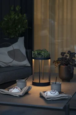 Konstsmide Lykter|Oppladbare Bordlamper<Chieti lanterne bord/gulv 25 cm IP54 oppladbar -