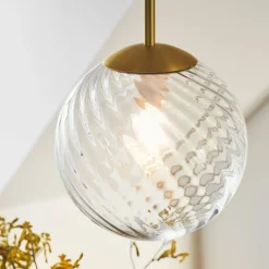 Nordlux Kjøkkenbelysning Tak|Takpendler<Chisell takpendel 25 cm - Klar/Messingfarget