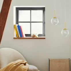 Nordlux Kjøkkenbelysning Tak|Takpendler<Chisell takpendel 15 cm - Klar/Messingfarget