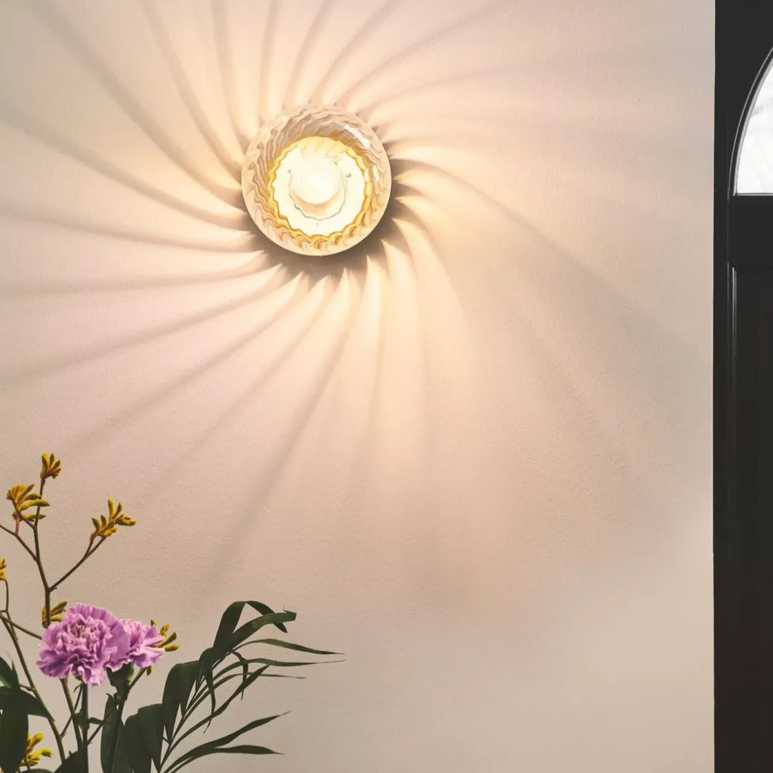 Nordlux Interiørlamper<Chisell vegglampe - Klar/Messingfarget