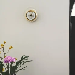 Nordlux Interiørlamper<Chisell vegglampe - Klar/Messingfarget