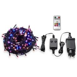 Marksløjd Juletrelys & Lysslynger|Juletrelys Inne<Choice lysslynge utendørs 20 meter IP44 m/fjernkontroll - Flerfarget -