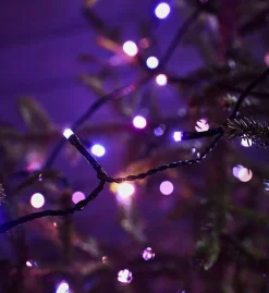 Marksløjd Juletrelys & Lysslynger|Juletrelys Inne<Choice lysslynge utendørs 20 meter IP44 m/fjernkontroll - Flerfarget -