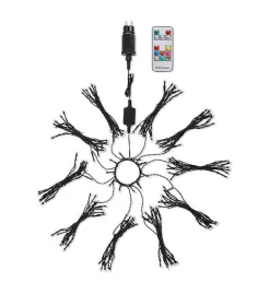 Marksløjd Juletrelys & Lysslynger|Juletrelys Inne<Choice ringslynge for utendørsbruk 2 meter 160 lys IP44 m/fjernkontroll - Flerfarget -