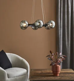 Marksløjd Kjøkkenbelysning Tak|Takpendler<Circle takpendel - Svart/Smoke -