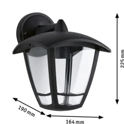 Paulmann Utelamper - Klassiske Vegglamper<Classic vegglampe ned utendørs IP44