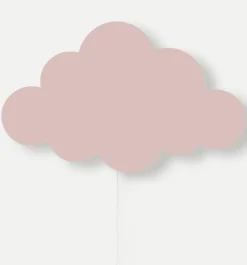 Ferm Living Barneromsbelysning<Cloud / Sky vegglampe - rosa