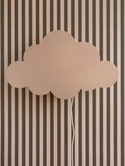 Ferm Living Barneromsbelysning<Cloud / Sky vegglampe - rosa