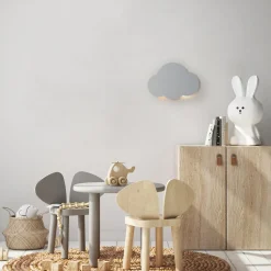 TK Lighting Barneromsbelysning<Cloud vegglampe