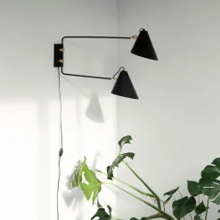 House Doctor Interiørlamper|Leselamper<Club dobbel vegglampe