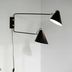 House Doctor Interiørlamper|Leselamper<Club dobbel vegglampe