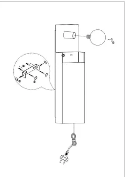 Marksløjd Interiørlamper|Vegglamper Med Usb<Combo vegglampe/nøkkelskap - -