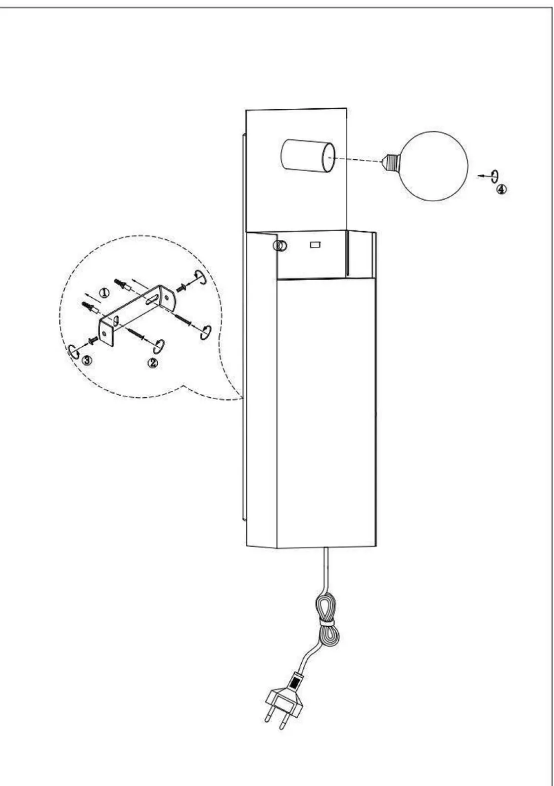 Marksløjd Interiørlamper|Vegglamper Med Usb<Combo vegglampe/nøkkelskap - -