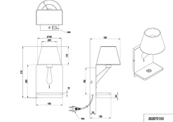 Trio Lighting Vegglamper Med Usb<Comfort vegglampe med USB