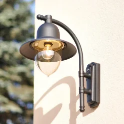 Norlys Lightup-Pris|Utelamper - Klassiske Vegglamper<Como 370 utendørs vegglampe