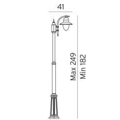 Norlys Lightup-Pris|Lyktestolper<Como stolpe 371