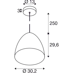 Slv Kjøkkenbelysning Tak|Takpendler<Cone 20 cm takpendel