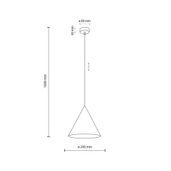 TK Lighting Kjøkkenbelysning Tak|Takpendler<Cono takpendel 25 cm