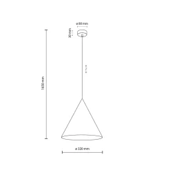 TK Lighting Kjøkkenbelysning Tak|Takpendler<Cono takpendel 32 cm