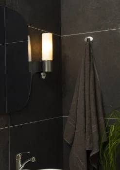 Aneta Lighting Baderomslamper Med Stikkontakt|Baderomsbelysning Vegg<Cosenza vegglampe for baderom m/stikkontakt IP44