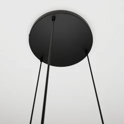 Emibig Kjøkkenbelysning Tak|Takpendler<Cosmo rondell takpendel 3 lys - Svart/Røykfarget