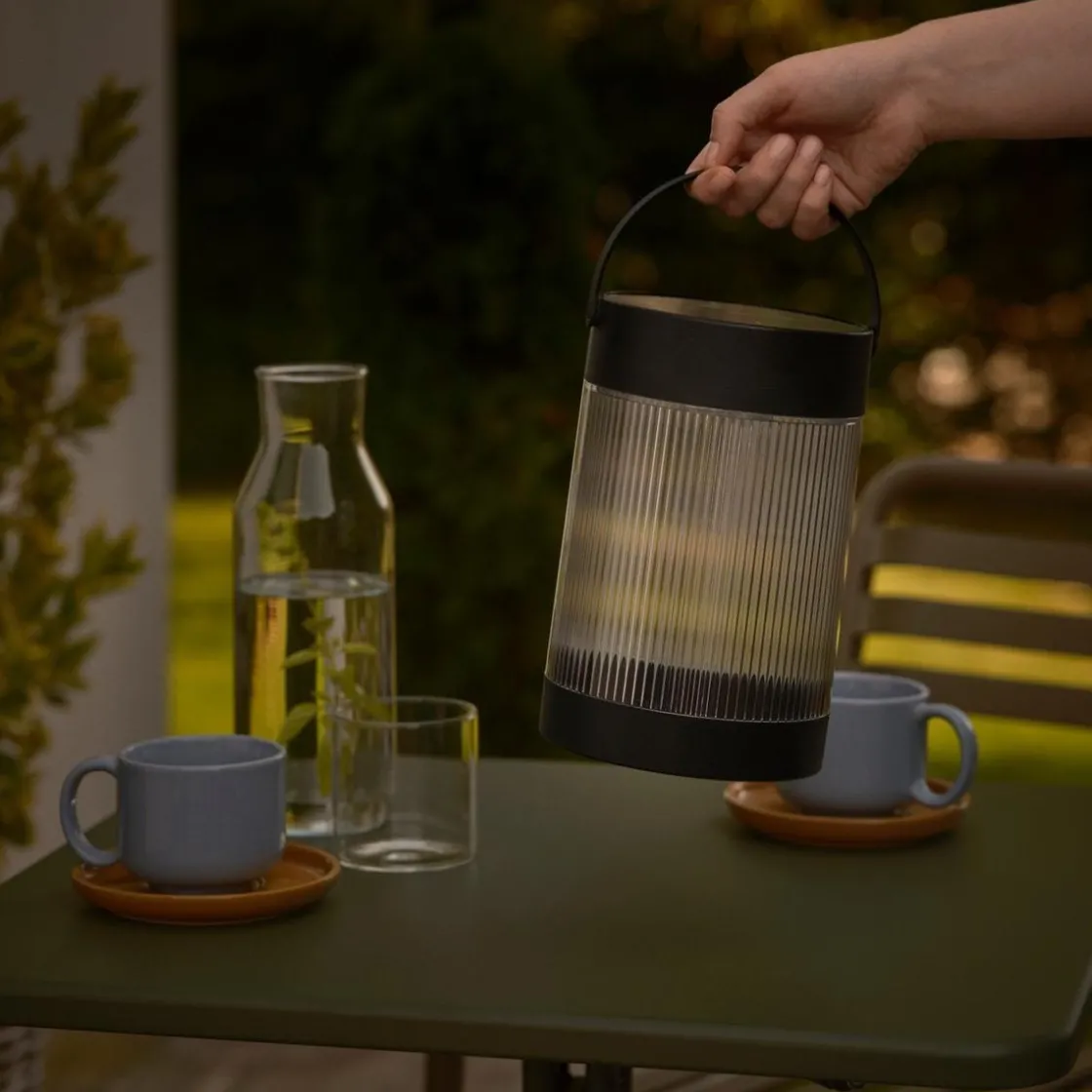 Nordlux Solcellebelysning<Coupar solar bordlampe utendørs 3,2W 3000 Kelvin IP44 - Solcelle