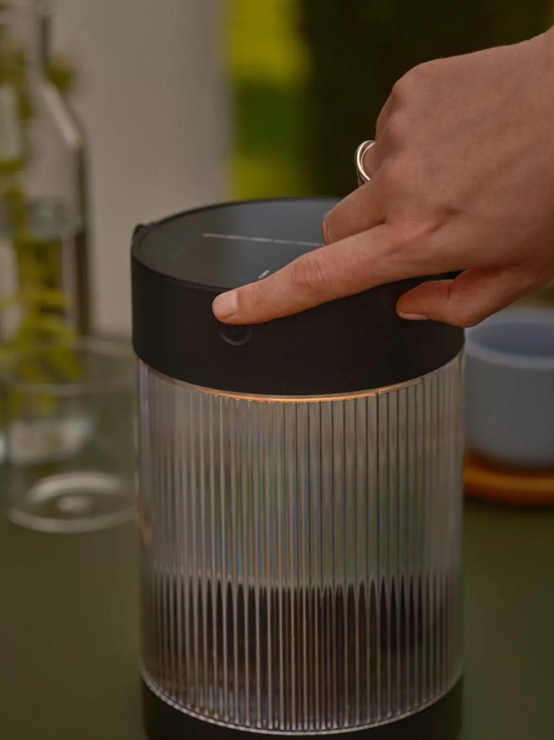 Nordlux Solcellebelysning<Coupar solar bordlampe utendørs 3,2W 3000 Kelvin IP44 - Solcelle