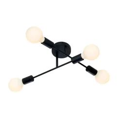 Ms - belysning Kjøkkenbelysning Tak|Taklamper / Takplafonder<Cross tak/vegglampe 4 lys