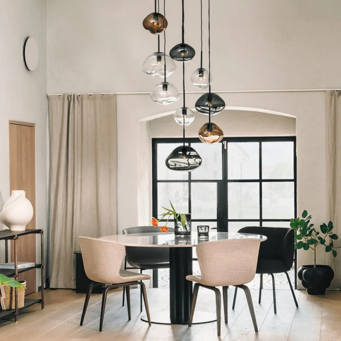 Hadeland Glassverk Kjøkkenbelysning Tak|Takpendler<Crystal Stone Ø30 -