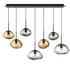 Hadeland Glassverk Kjøkkenbelysning Tak|Takpendler<Crystal Stone 7 takpendel