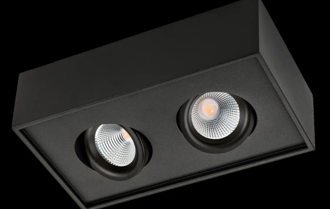 Sg Armaturen As Lightup-Pris|Kjøkkenbelysning Tak<Cube Lux 2x7W LED 2700K Ra 98