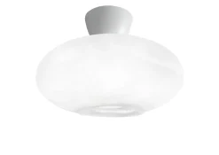 NorDesign Kjøkkenbelysning Tak|Taklamper / Takplafonder<Cup 105 taklampe med glasskuppel 28 cm - Hvit/Opal hvit