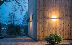 Sg Armaturen As Utelamper Med Opp/Ned Lys<Curve vegglampe opp/ned 10W 2700K dimbar IP65