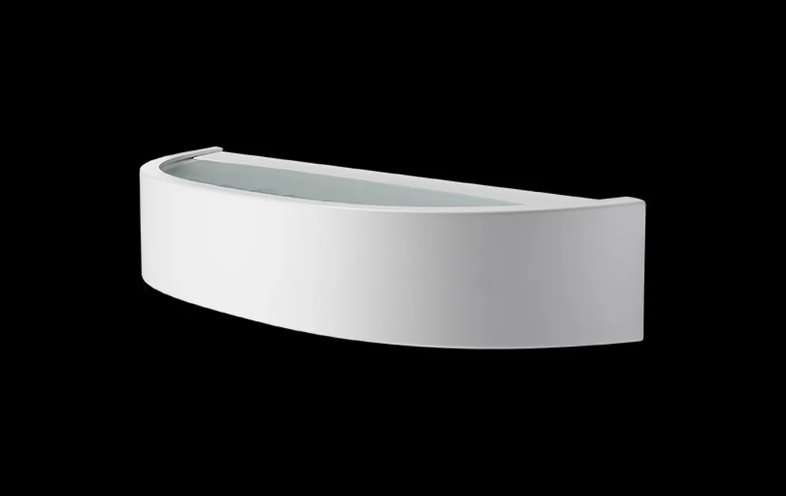 Sg Armaturen As Utelamper Med Opp/Ned Lys<Curve vegglampe opp/ned 10W 2700K dimbar IP65