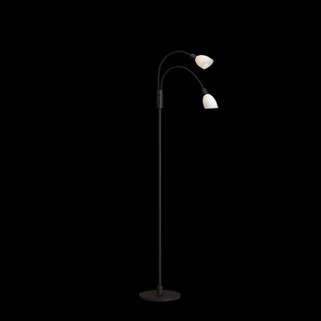 Herstal Leselamper Gulv<Cut dobbel gulvlampe - /Hvit