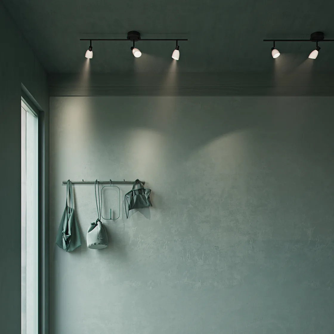 Herstal Kjøkkenbelysning Tak|Spotter & Skinner<Cut spotskinne - /Hvit