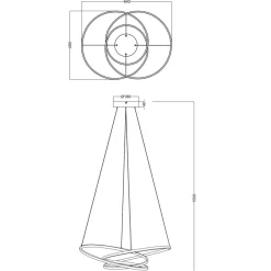 Trio Lighting Kjøkkenbelysning Tak|Takpendler<Darvin pendellampe 64