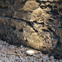 Slv Uplights<Dasar 115 firkantet nedfellbar uplight GU10 IP67